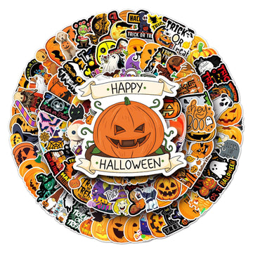 Autocollants 200 feuilles stickers scrapbooking vintage exquis album carnet déco autocollants thème de l'Halloween thèmes vacances